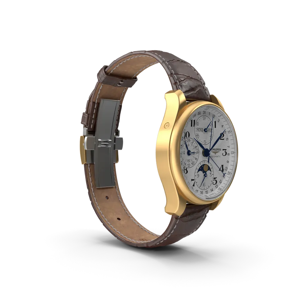 Brown Leather Belt Watch view 3