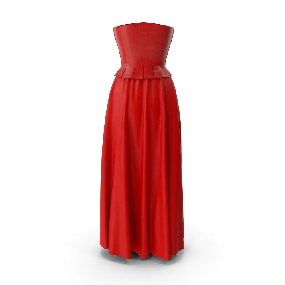 Corset Leather With Skirt view 3