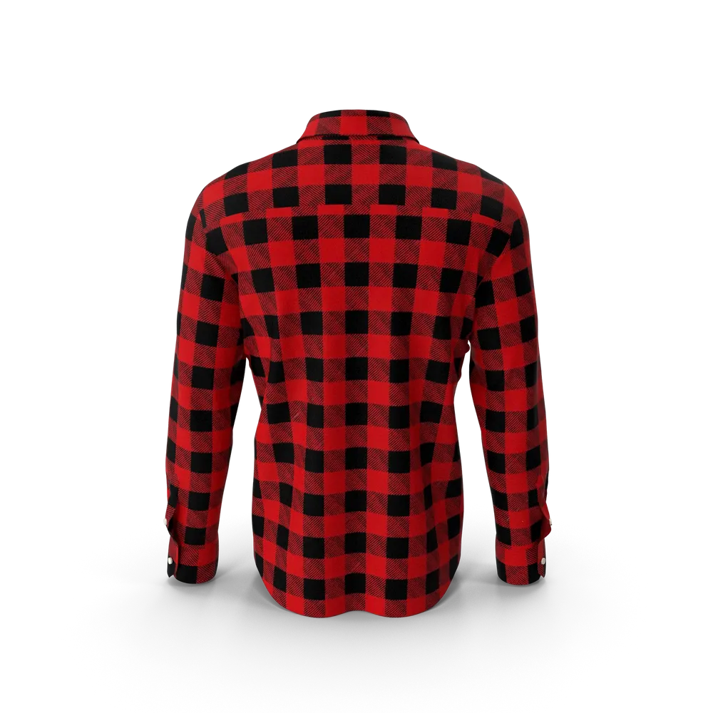 Man Plaid Shirt view 3