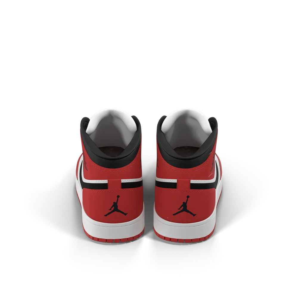 Nike Air Jordan 1 Red And Black view 3