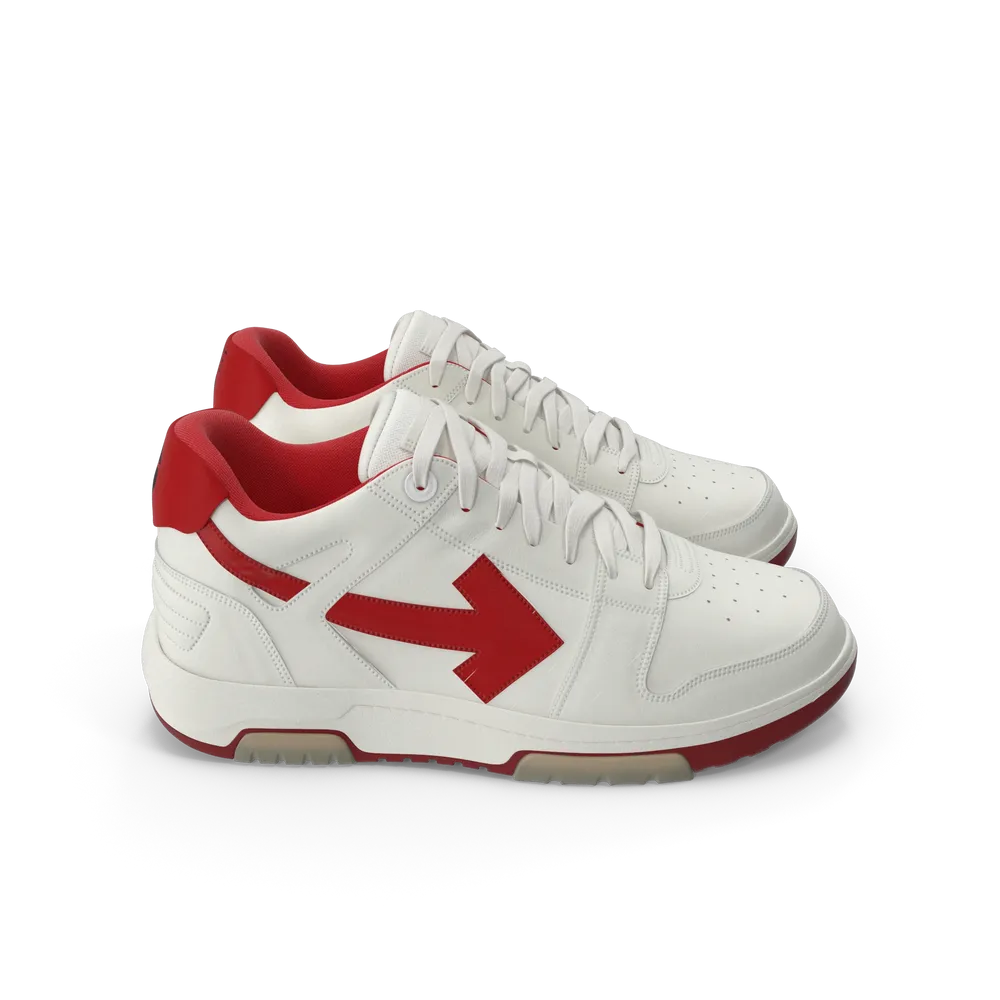 Sports Sneakers Off White Red view 4